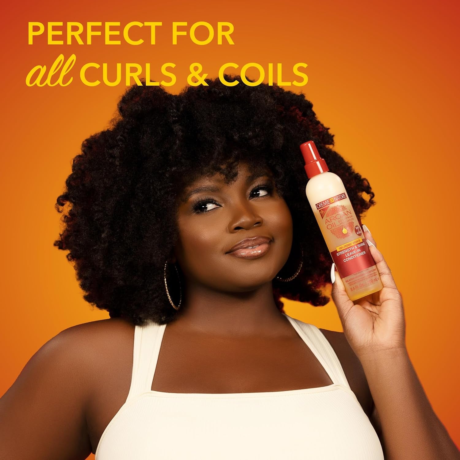 , Argan Oil anti Humidity Gloss & Shine Mist, Argan Oil of Morocco, Provides Heat Protection, 4 Fl Oz