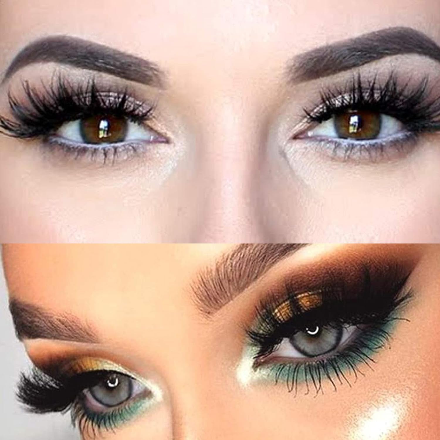 False Eyelashes 25Mm Lashes Wispy Long 8D Mink Lashes Dramatic Volume Fluff Eye Lashes Pack for Women 7Pairs Soft Reusable Fake Eyelashes