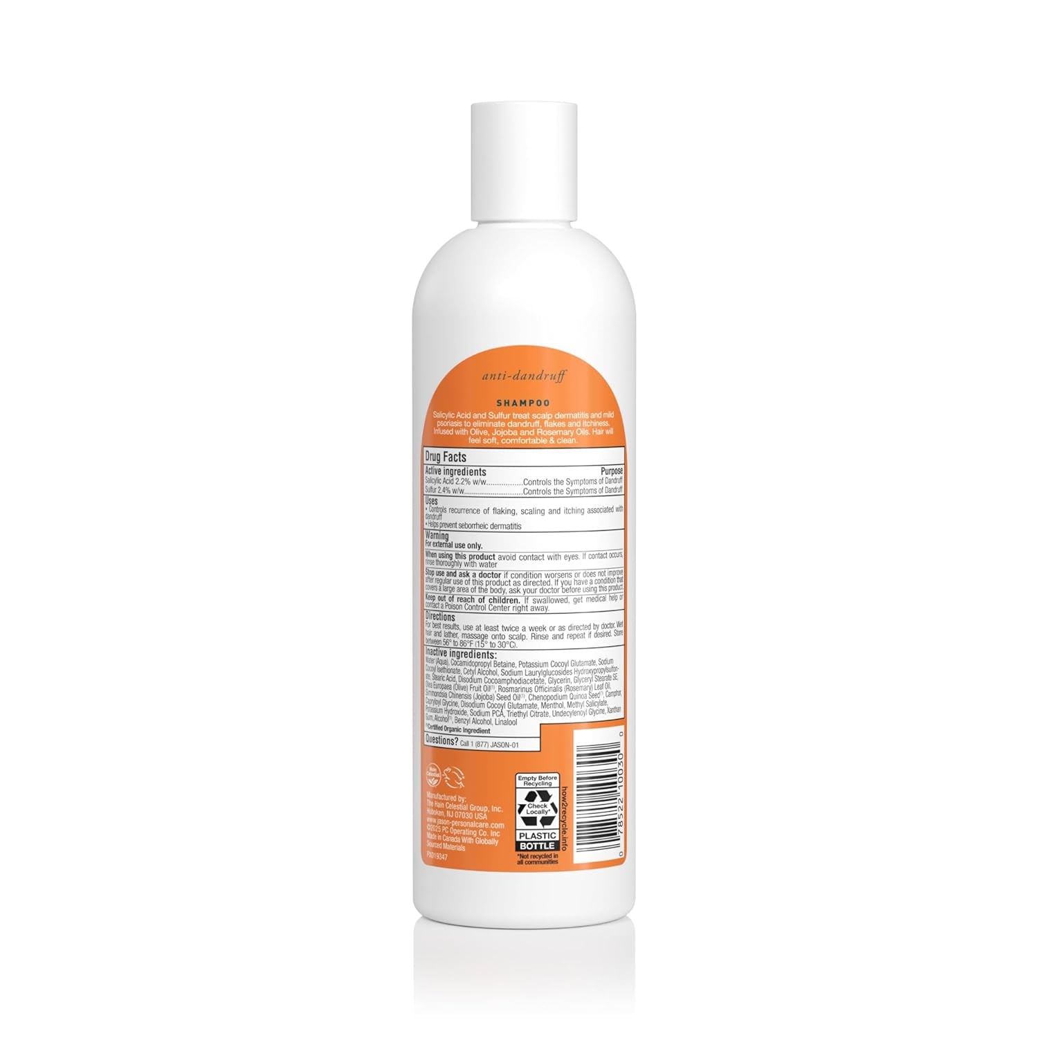 Dandruff Relief Treatment Shampoo, 12 Oz (Packaging May Vary)